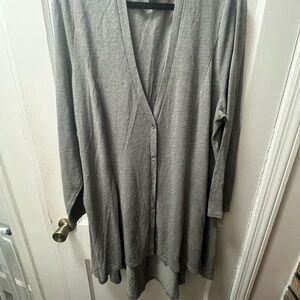 Torrid Heather Gray Open Cardigan